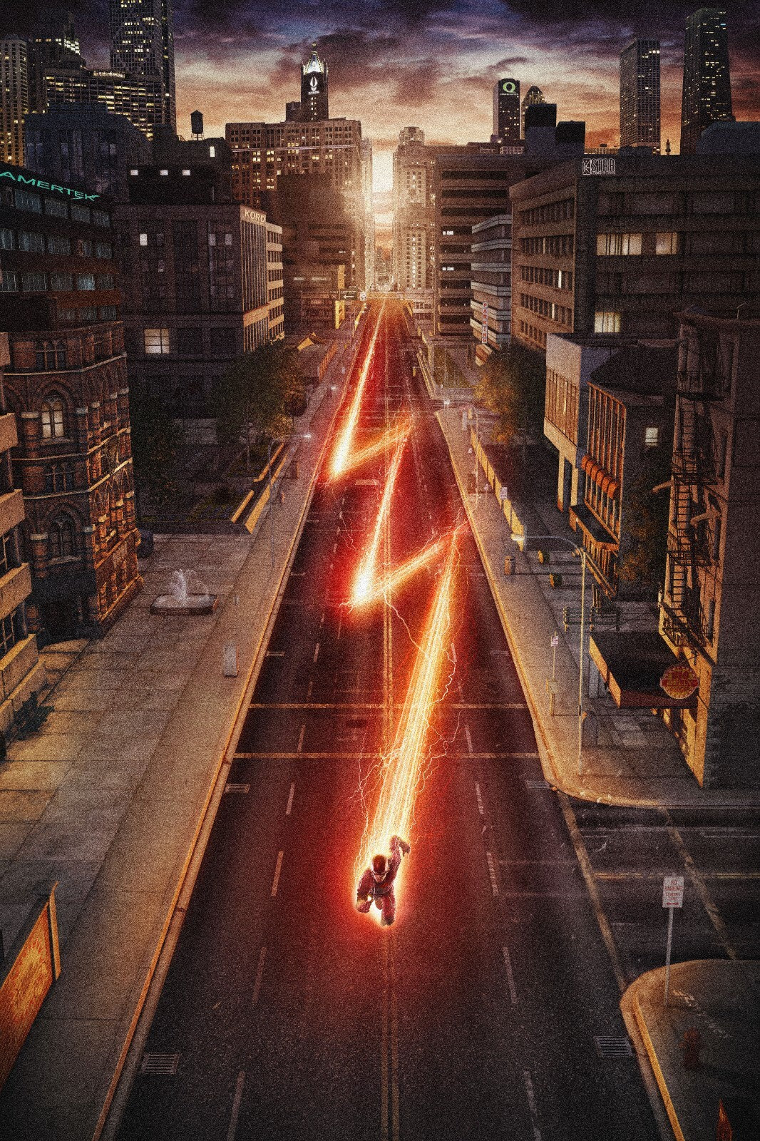The Flash Canvas Framed Poster | Wall Art - Home Decor