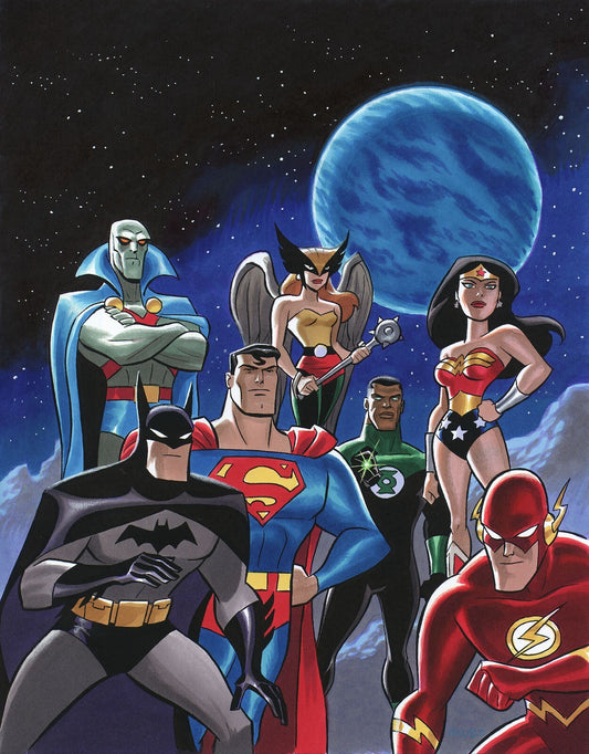 Justice League Canvas Framed Poster | Wall Art - Home Decor