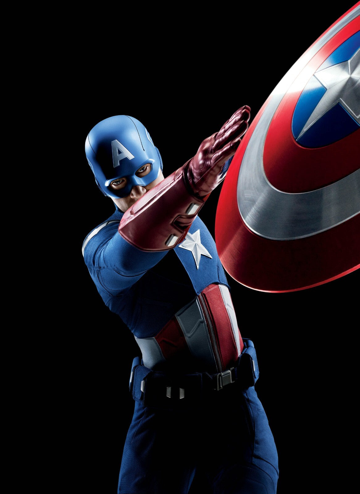 Captain America Canvas Framed Poster | Wall Art - Home Decor
