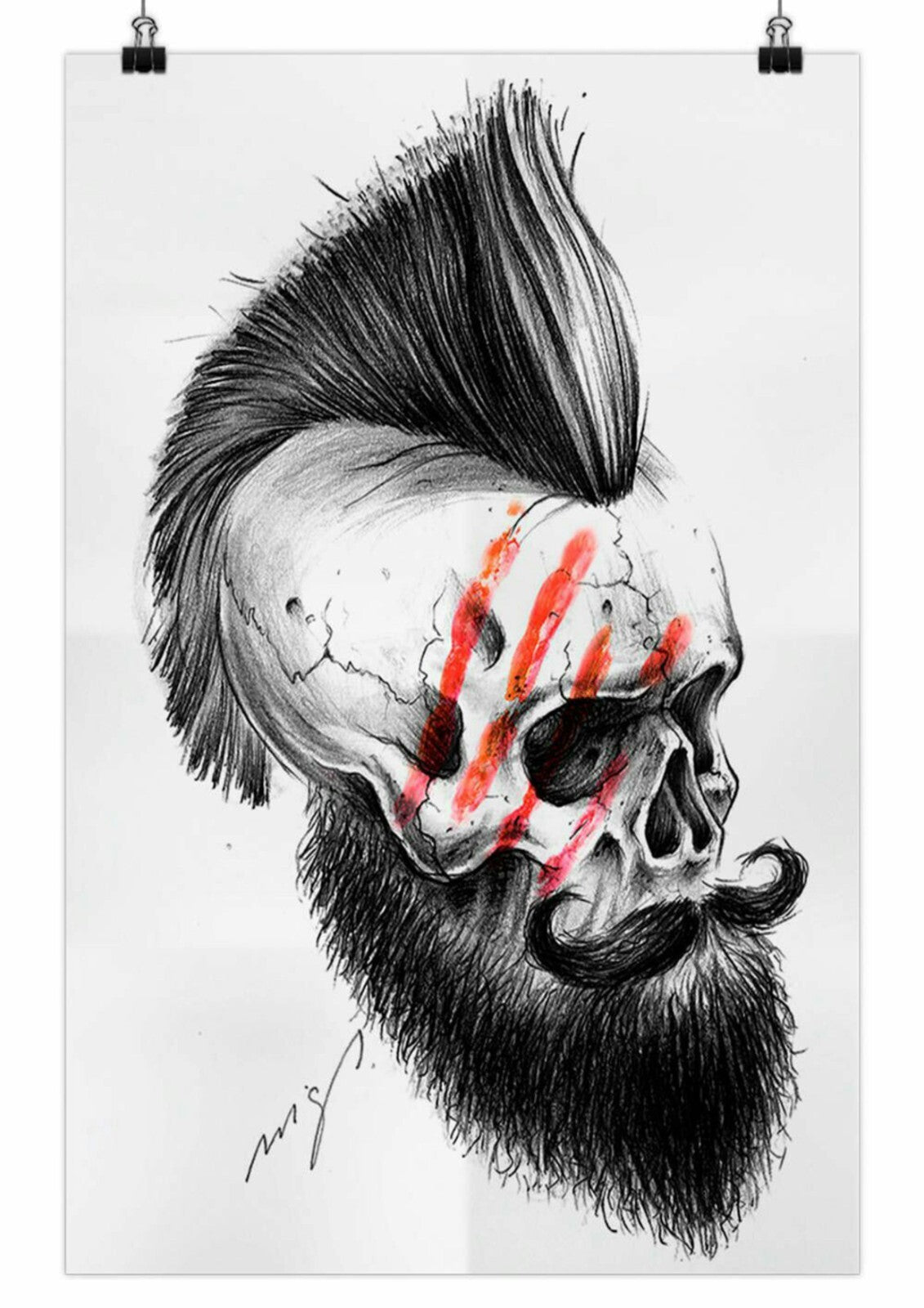 Barber Shop Canvas Framed Poster | Wall Art - Home Decor