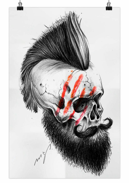 Barber Shop Canvas Framed Poster | Wall Art - Home Decor