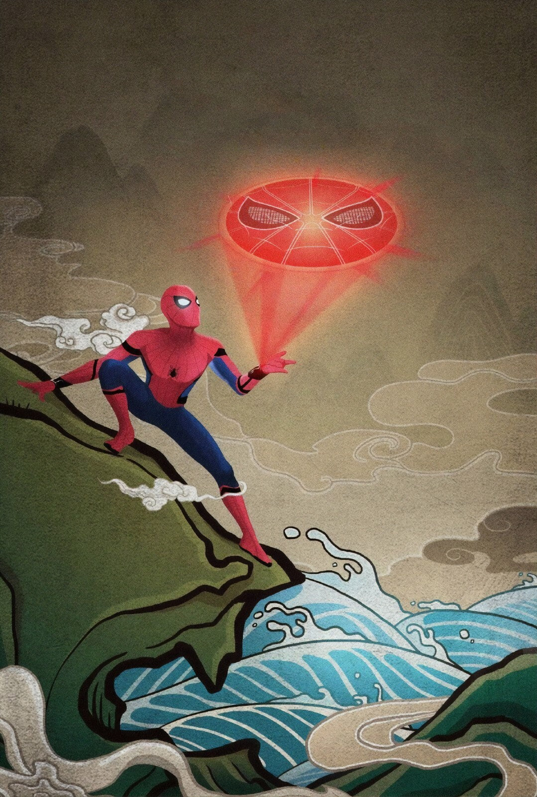 Spider Man Canvas Framed Poster | Wall Art - Home Decor