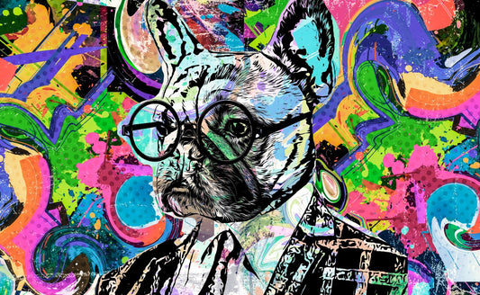 Street Art Canvas Framed Poster | Wall Art - Home Decor