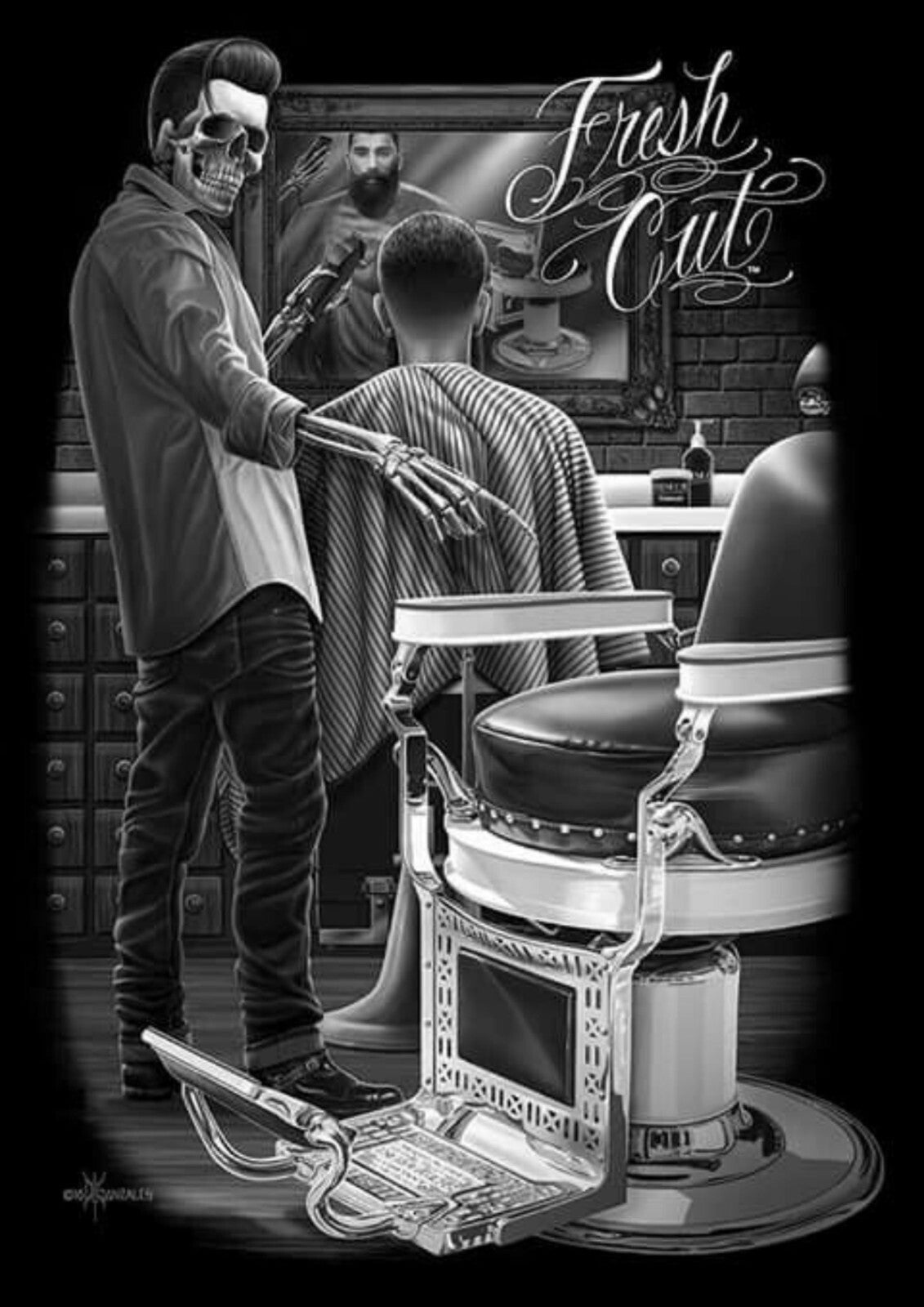 Barber Shop Canvas | Wall Art , Canvas , Home Decor , Customized Gift