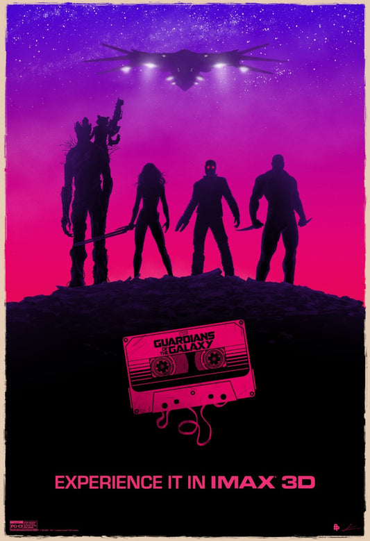 Guardians of the Galaxy Canvas Framed Poster | Wall Art - Home Decor