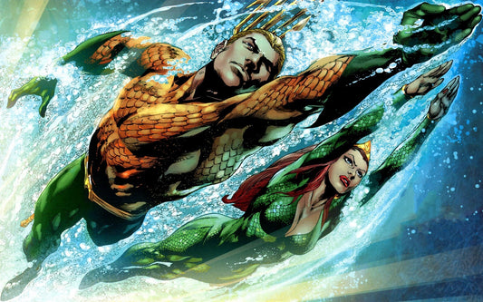 Aquaman Canvas Framed Poster | Wall Art - Home Decor