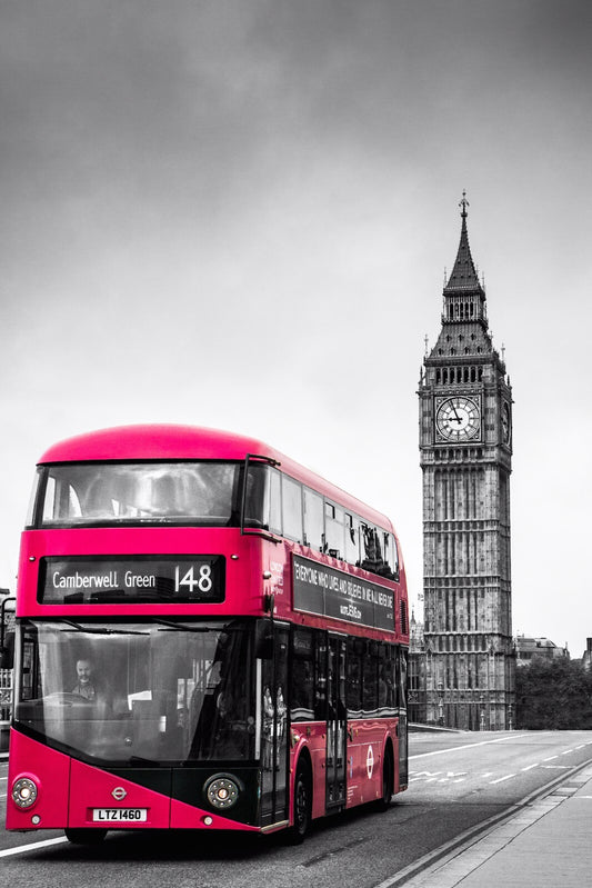 White and Red Canvas Framed Poster | Wall Art - Home Decor