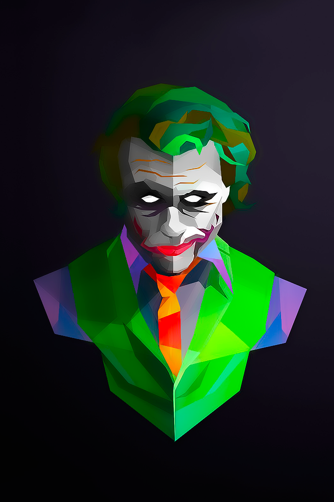 Joker Canvas Framed Poster | Wall Art - Home Decor