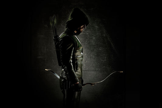 Green Arrow Canvas Framed Poster | Wall Art - Home Decor