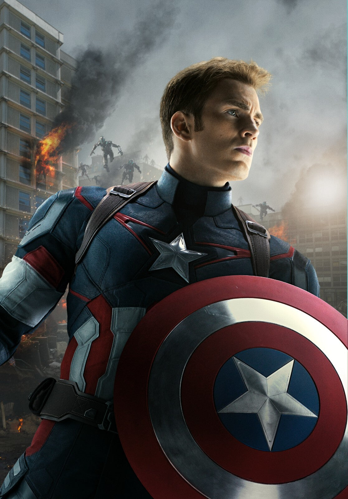 Captain America Canvas Framed Poster | Wall Art - Home Decor