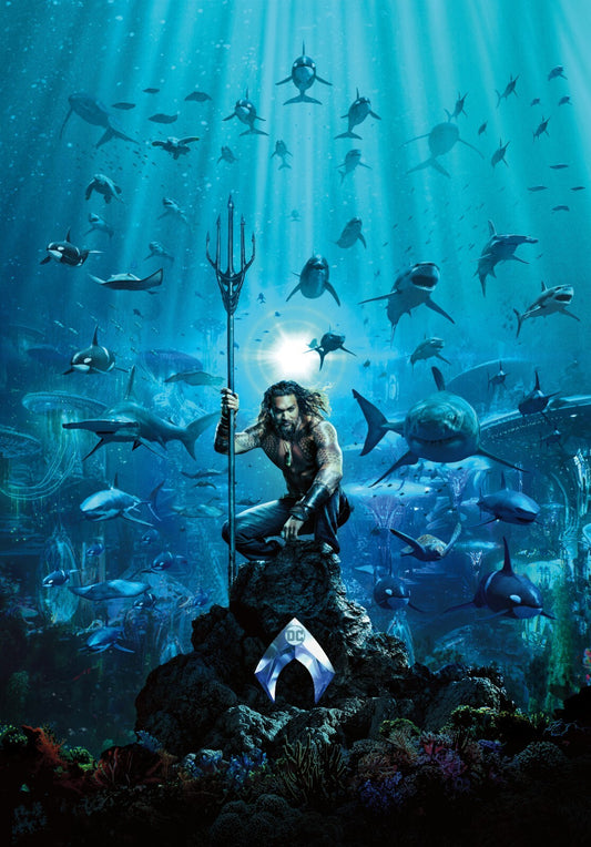 Aquaman Canvas Framed Poster | Wall Art - Home Decor