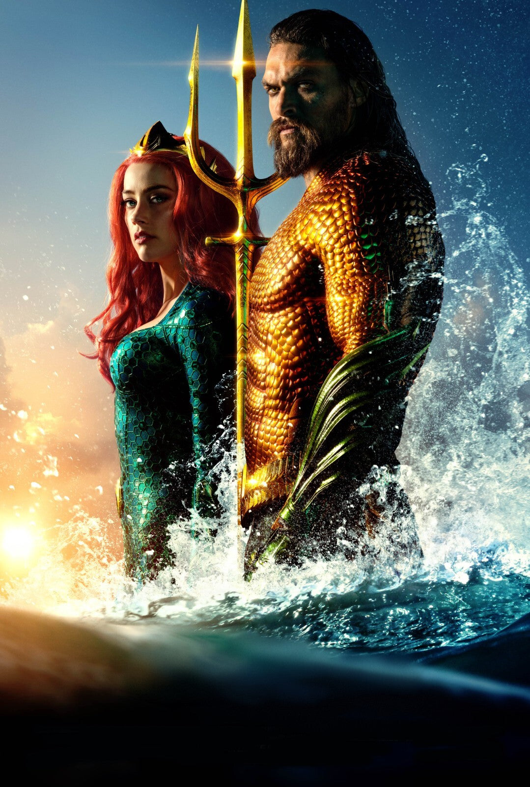 Aquaman Canvas Framed Poster | Wall Art - Home Decor