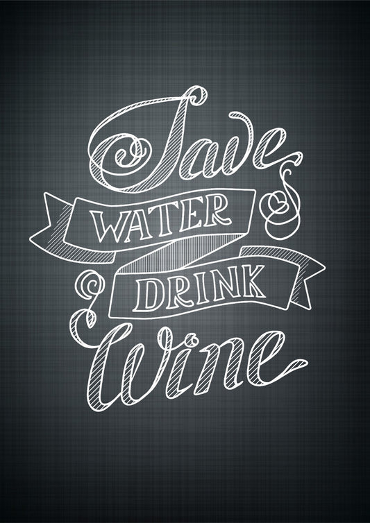 Drinks Canvas Framed Poster | Wall Art - Home Decor