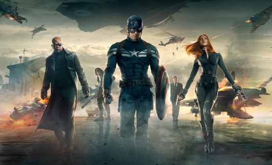 Captain America Canvas Framed Poster | Wall Art - Home Decor