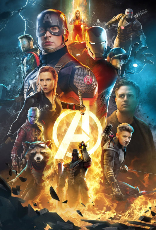 The Avengers Canvas Framed Poster | Wall Art - Home Decor