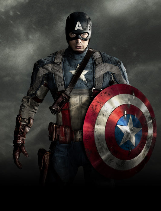 Captain America Canvas Framed Poster | Wall Art - Home Decor