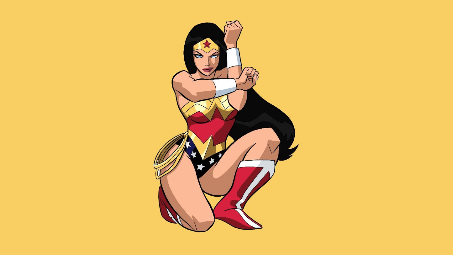 Wonder Woman Canvas Framed Poster | Wall Art - Home Decor
