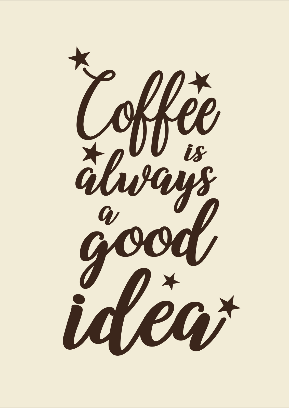 Coffee and Kitchen Canvas Framed Poster | Wall Art - Home Decor