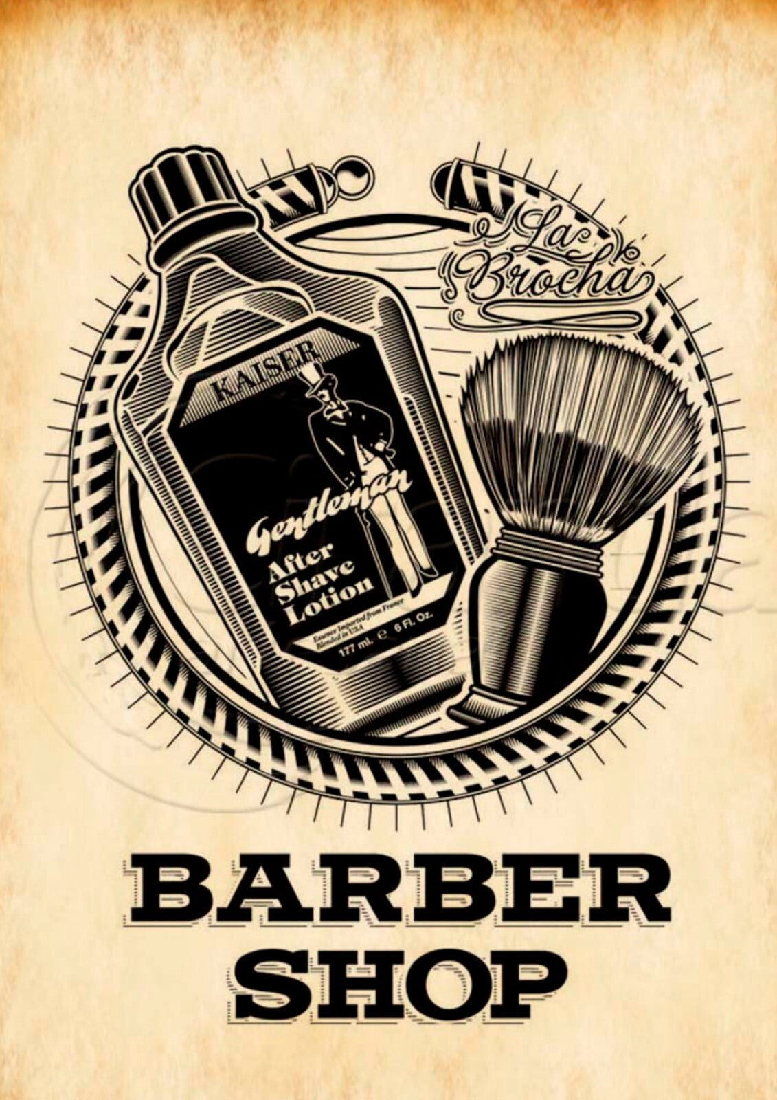 Barber Shop Canvas | Wall Art , Canvas , Home Decor , Customized Gift
