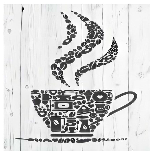 Coffee and Kitchen Canvas Framed Poster | Wall Art - Home Decor