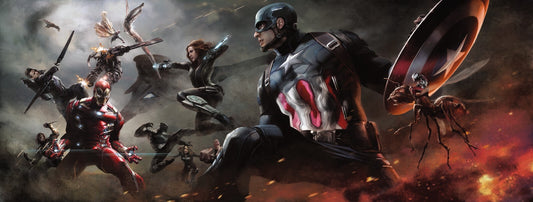 Civil War Canvas Framed Poster | Wall Art - Home Decor