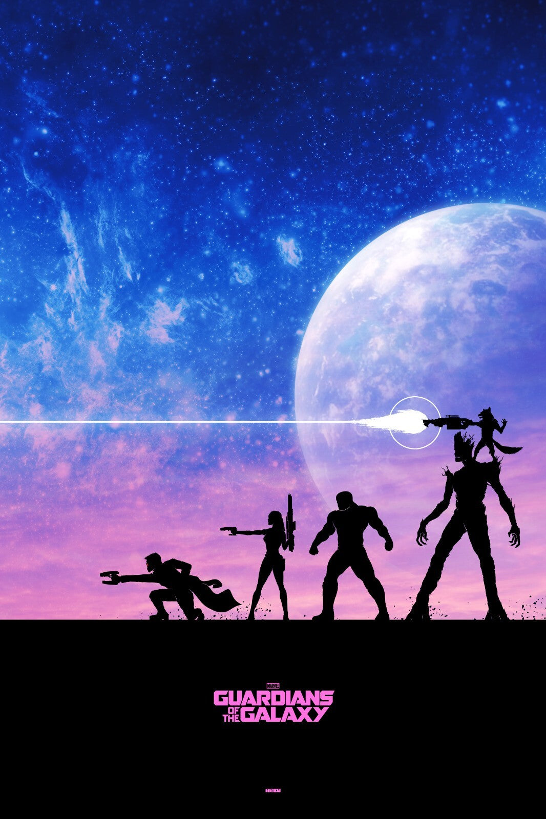 Guardians of the Galaxy Canvas Framed Poster | Wall Art - Home Decor