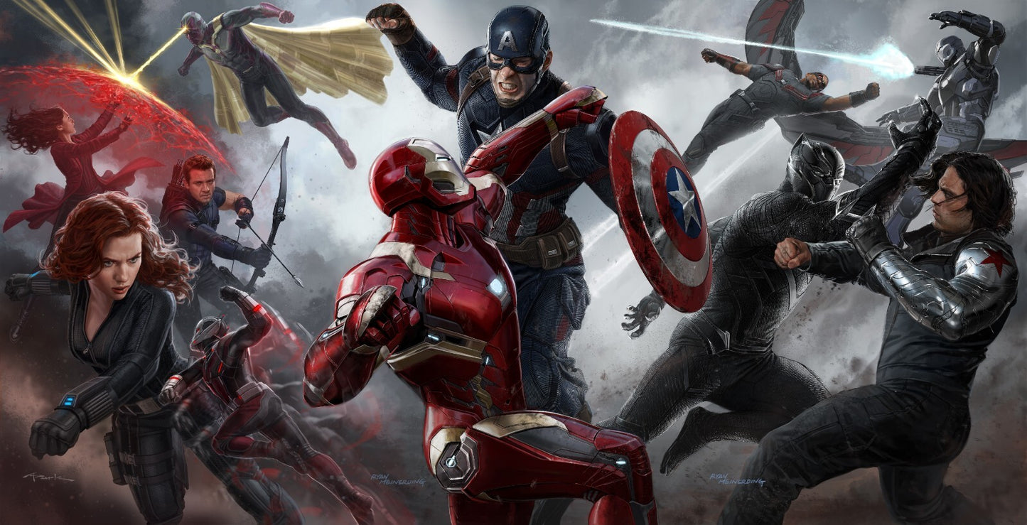 Civil War Canvas Framed Poster | Wall Art - Home Decor