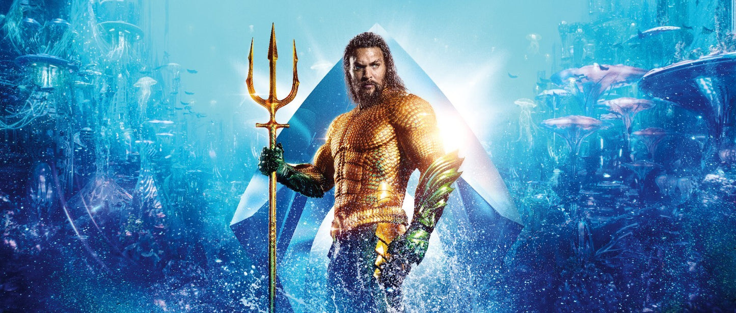Aquaman Canvas Framed Poster | Wall Art - Home Decor