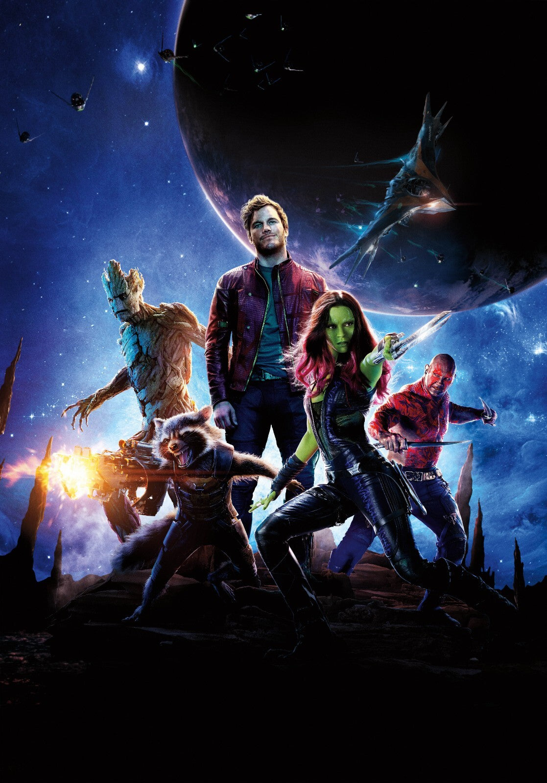 Guardians of the Galaxy Canvas Framed Poster | Wall Art - Home Decor