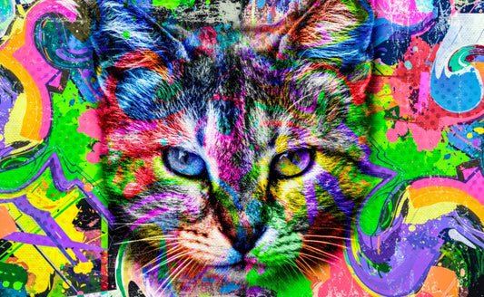 Street Art Canvas Framed Poster | Wall Art - Home Decor