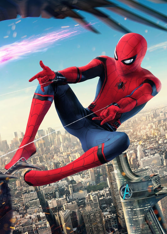 Spider Man Canvas Framed Poster | Wall Art - Home Decor