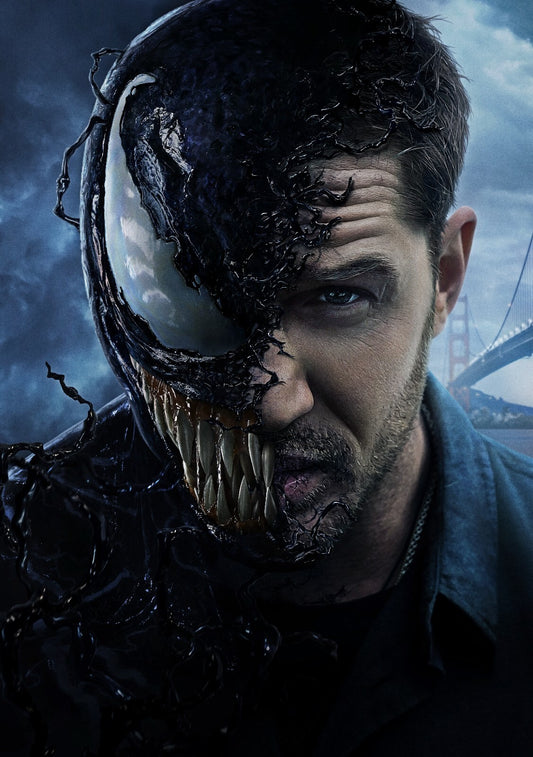Venom Canvas Framed Poster | Wall Art - Home Decor