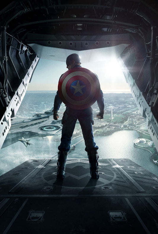 Captain America Canvas Framed Poster | Wall Art - Home Decor