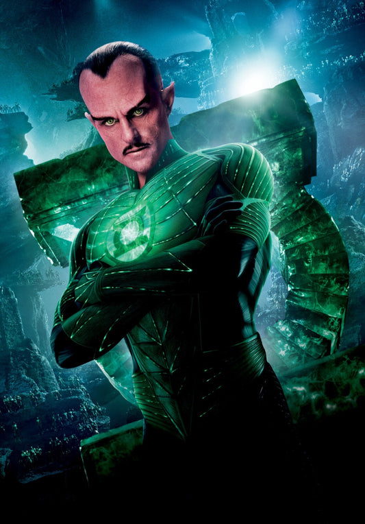 Green Lantern Canvas Framed Poster | Wall Art - Home Decor