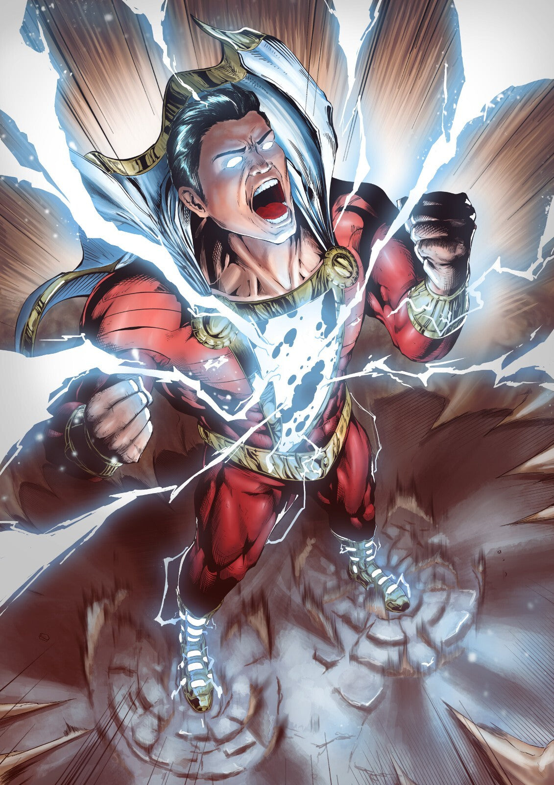 Shazam Canvas Framed Poster | Wall Art - Home Decor