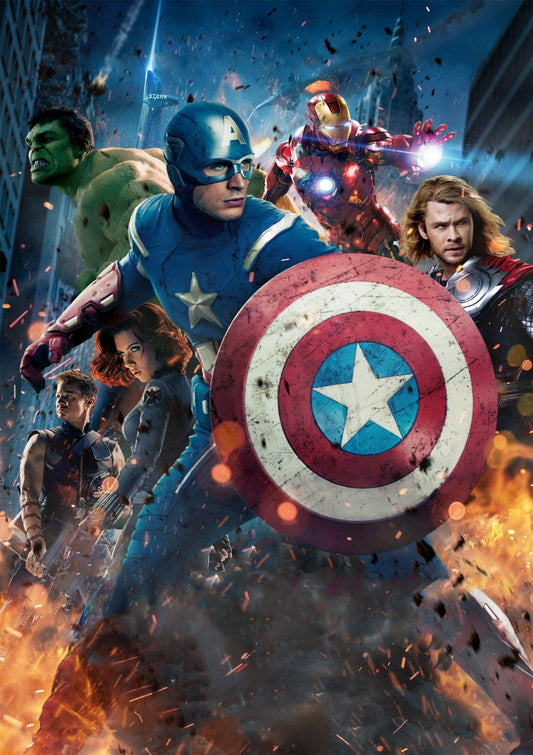 The Avengers Canvas Framed Poster | Wall Art - Home Decor