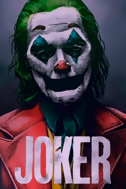 Joker Canvas Framed Poster | Wall Art - Home Decor