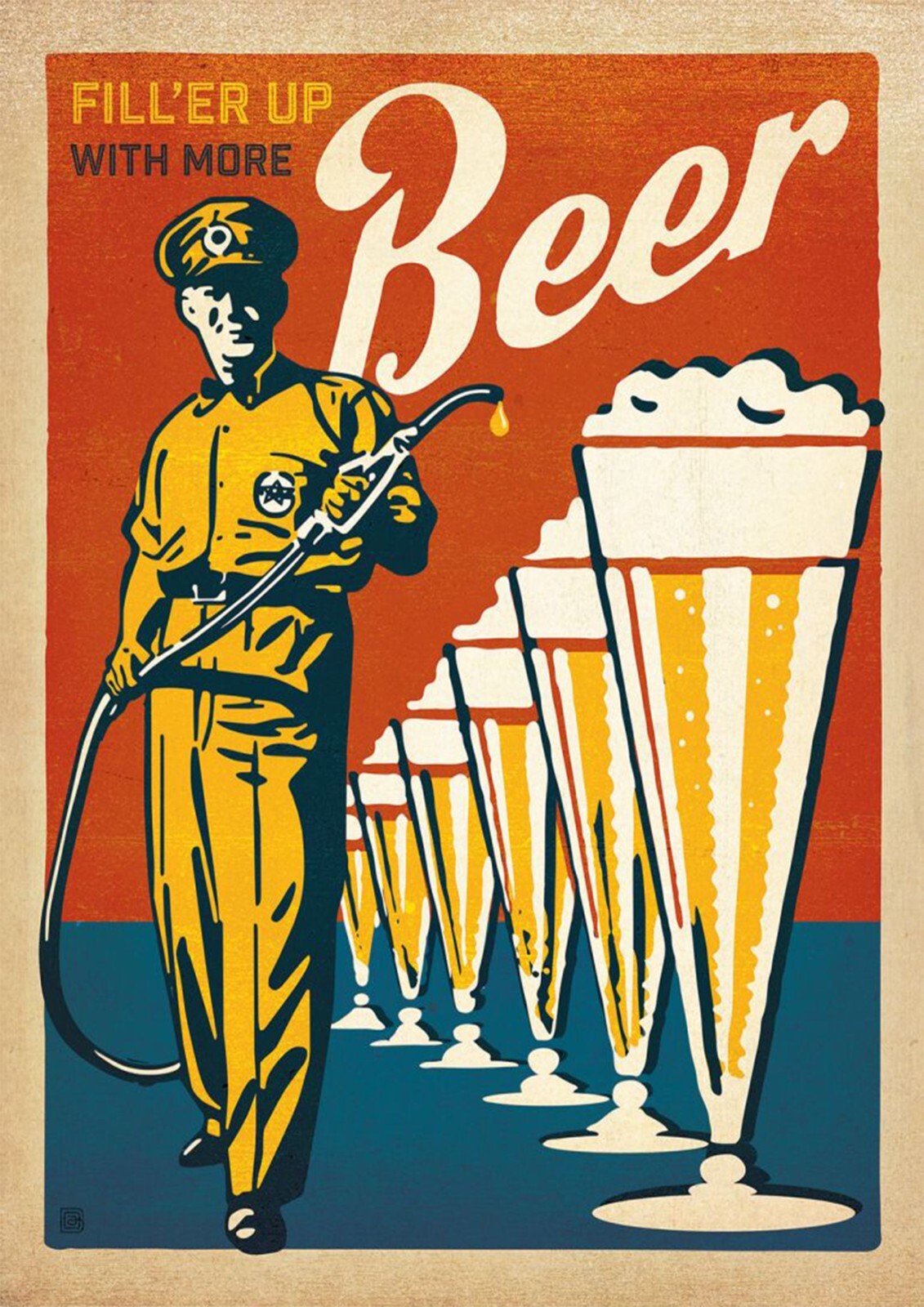 Drinks Canvas Framed Poster | Wall Art - Home Decor