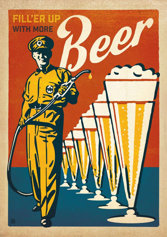 Drinks Canvas Framed Poster | Wall Art - Home Decor