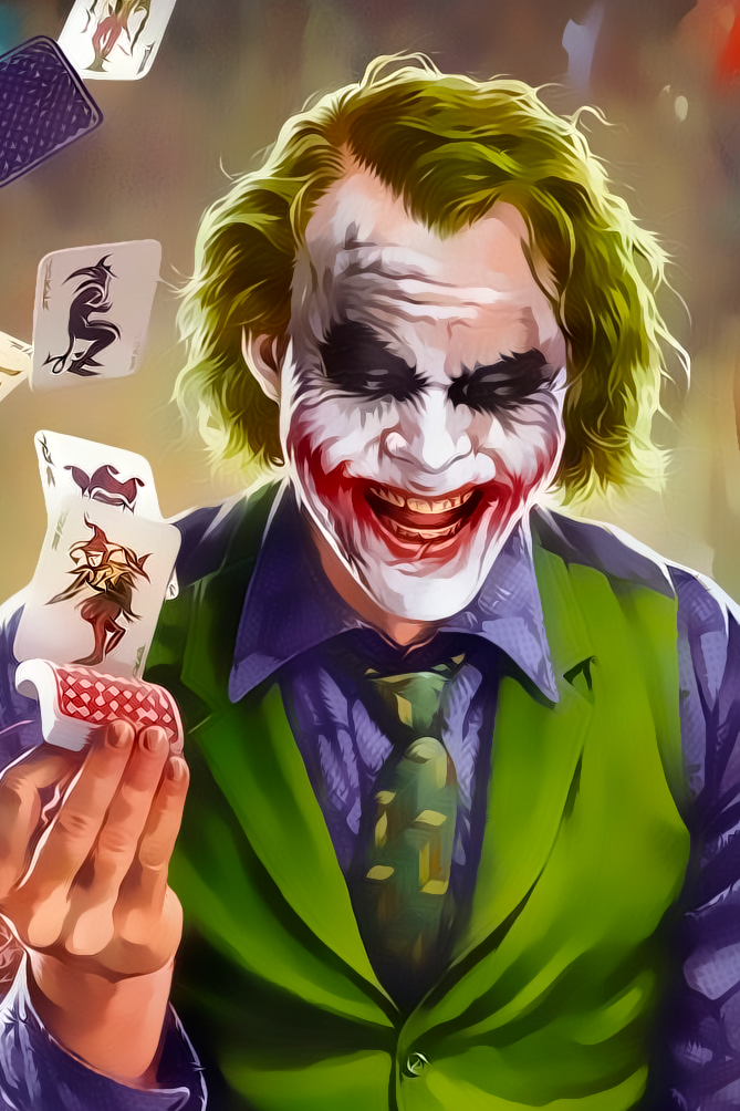 Joker Canvas Framed Poster | Wall Art - Home Decor