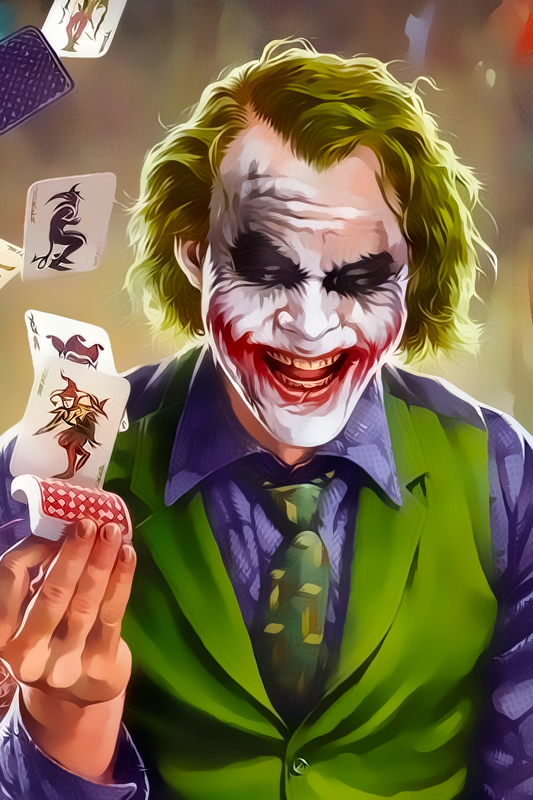 Joker Canvas Framed Poster | Wall Art - Home Decor