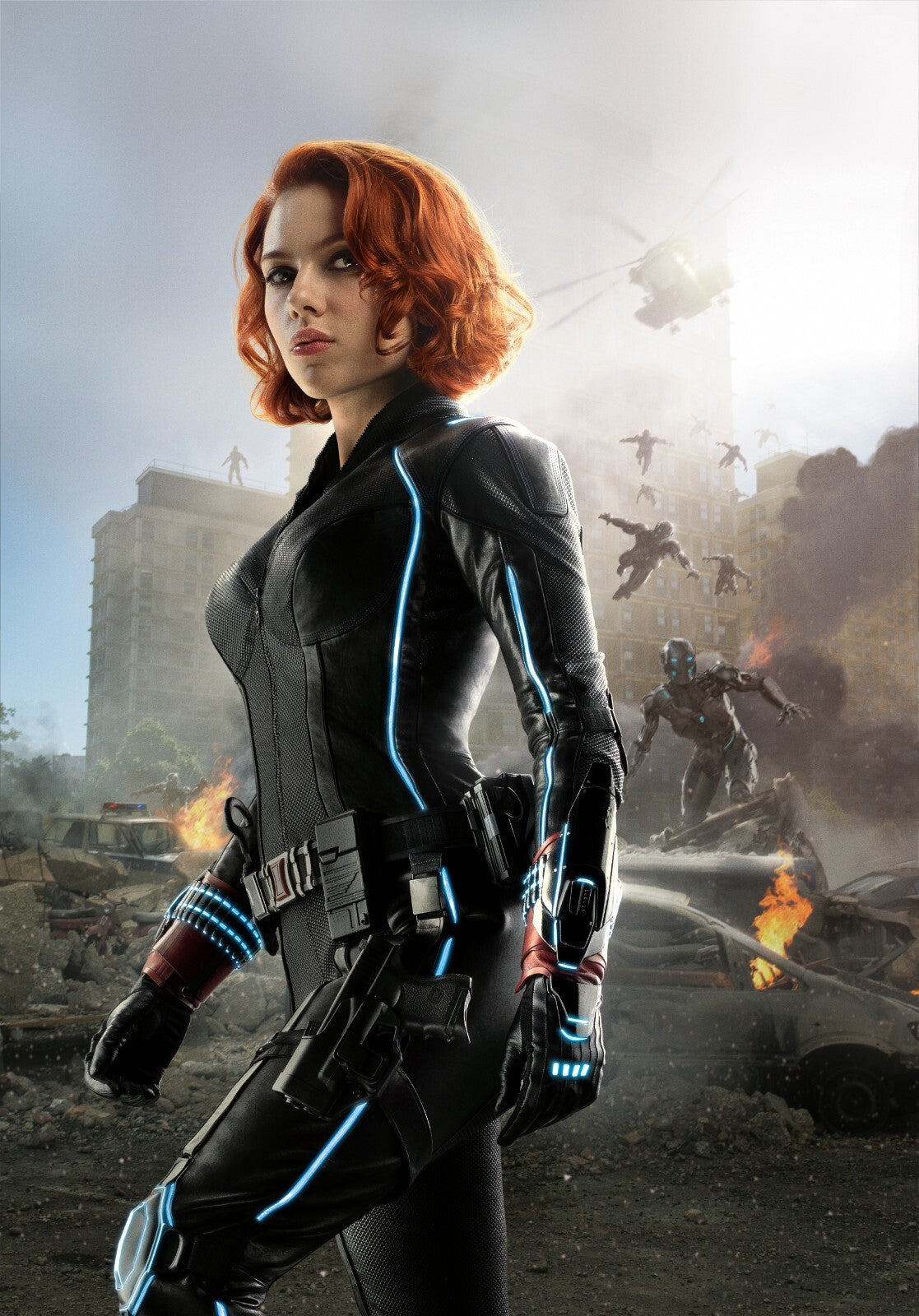 Black Widow Canvas Framed Poster | Wall Art - Home Decor