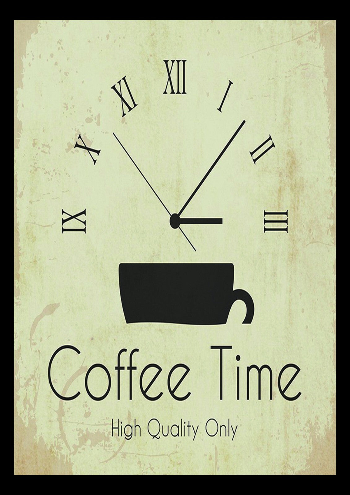 Coffee and Cooking Canvas Framed Poster | Wall Art - Home Decor