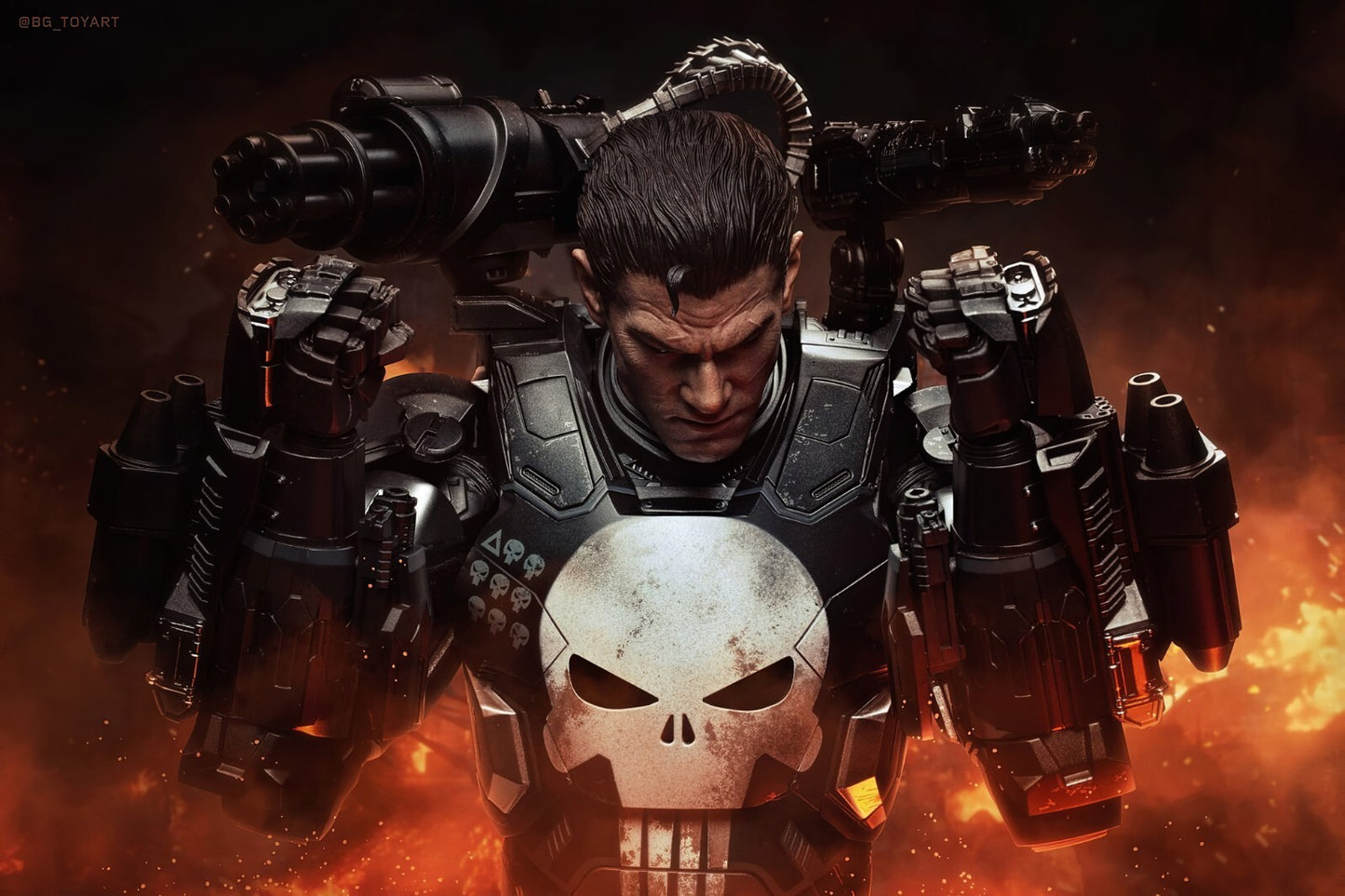 The Punisher Canvas Framed Poster | Wall Art - Home Decor