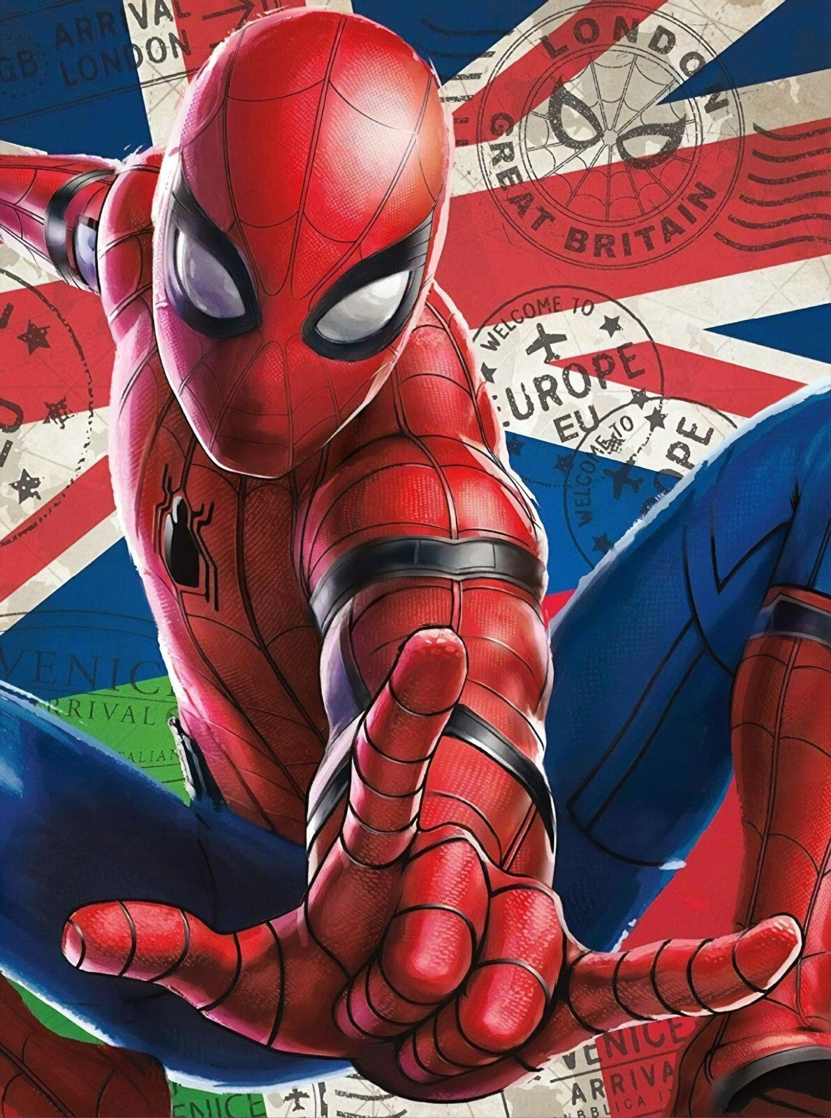 Spider Man Canvas Framed Poster | Wall Art - Home Decor