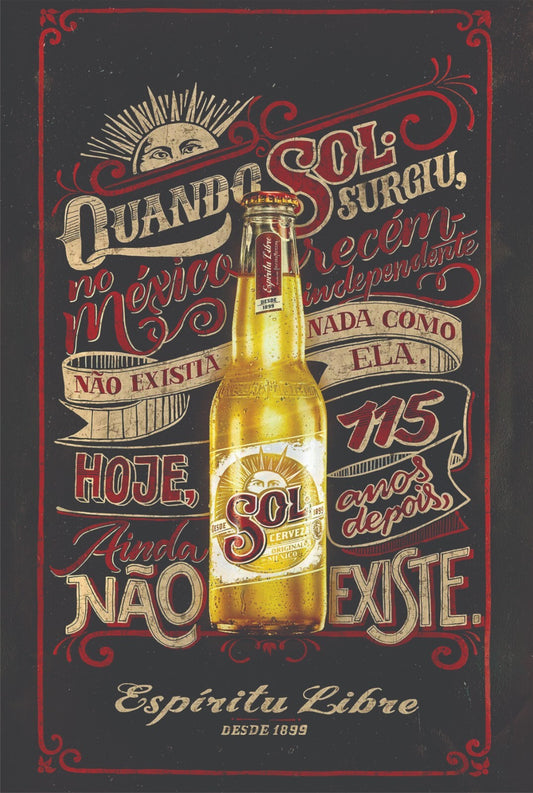 Drinks Canvas Framed Poster | Wall Art - Home Decor