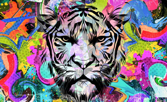 Street Art Canvas Framed Poster | Wall Art - Home Decor