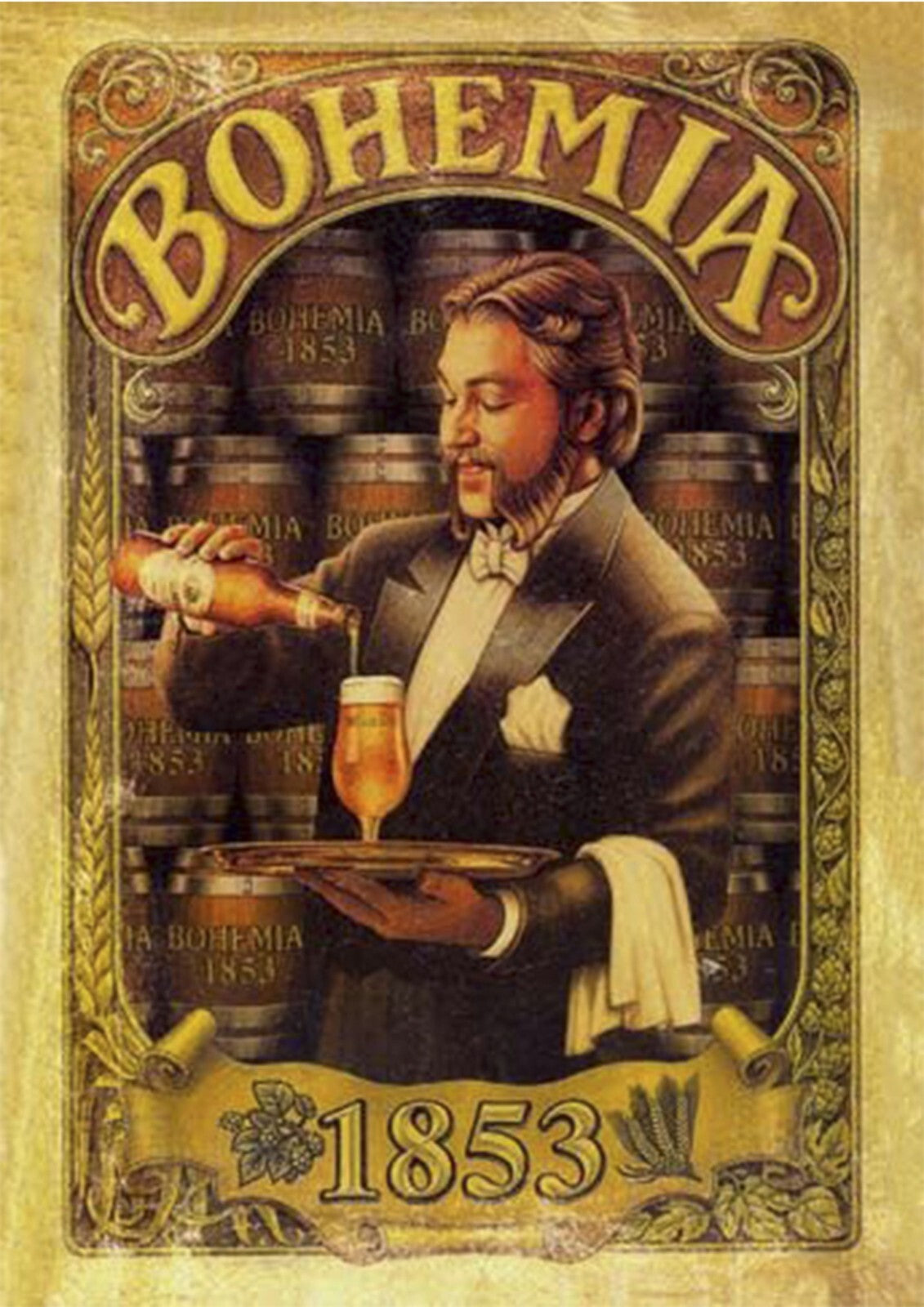 Drinks Canvas Framed Poster | Wall Art - Home Decor