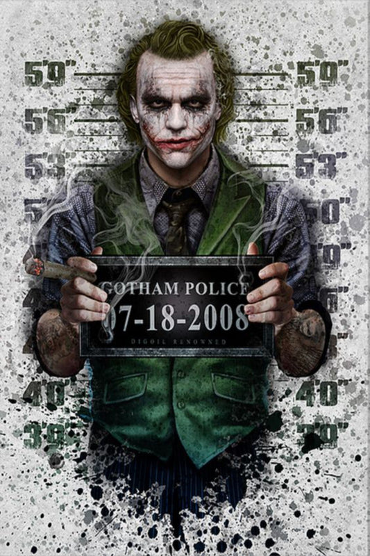 Joker Canvas Framed Poster | Wall Art - Home Decor