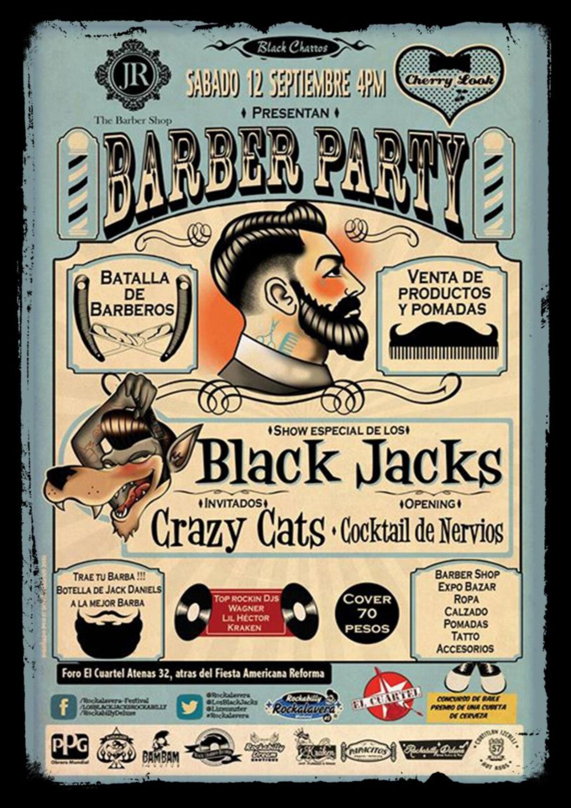 Barber Shop Canvas Framed Poster | Wall Art - Home Decor